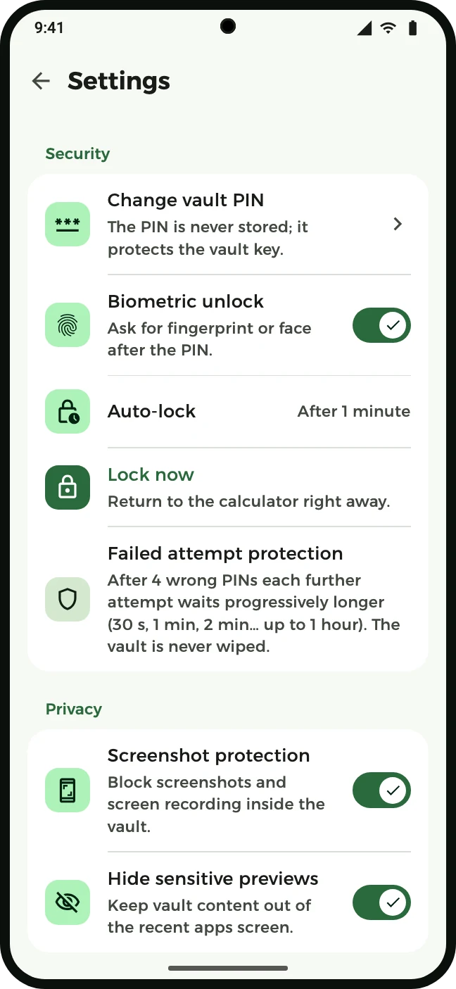 Locked down, your way